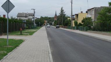 Modernizacja ulicy Dworcowej w Bukowcu, w kierunku Bramki