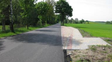 Przebudowa drogi z Bramki do Lniana 2012
