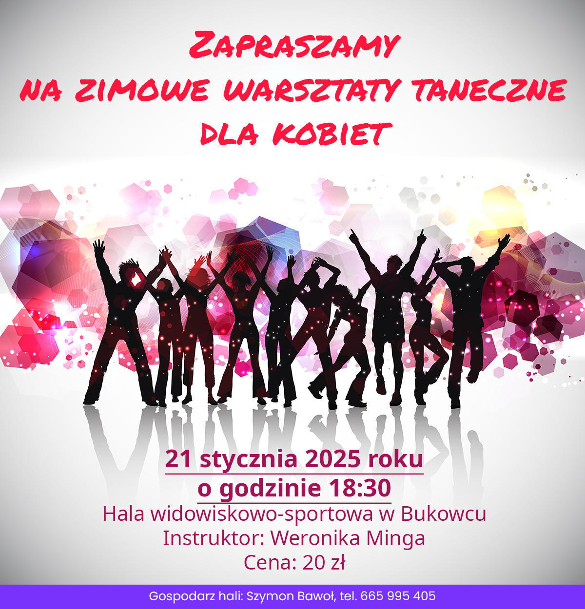 Warsztaty taneczne - plakat