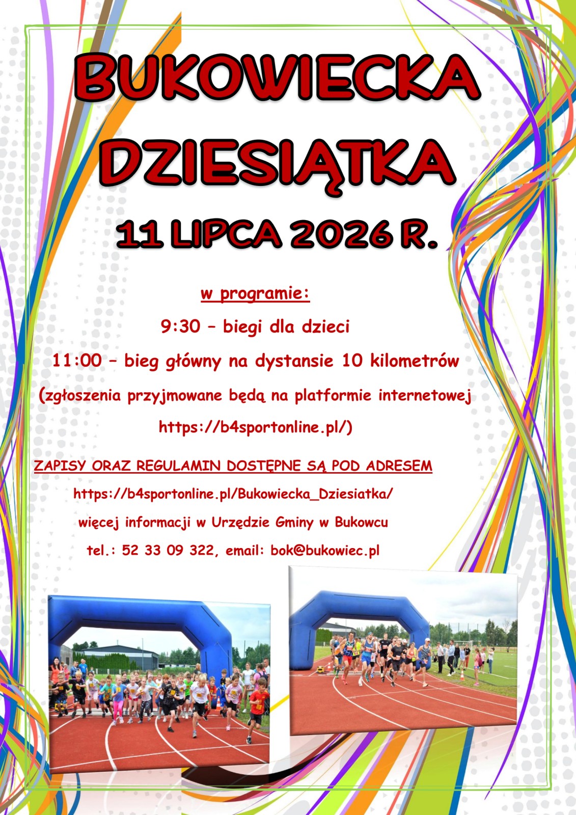 Bukowiecka Dziesiątka - plakat