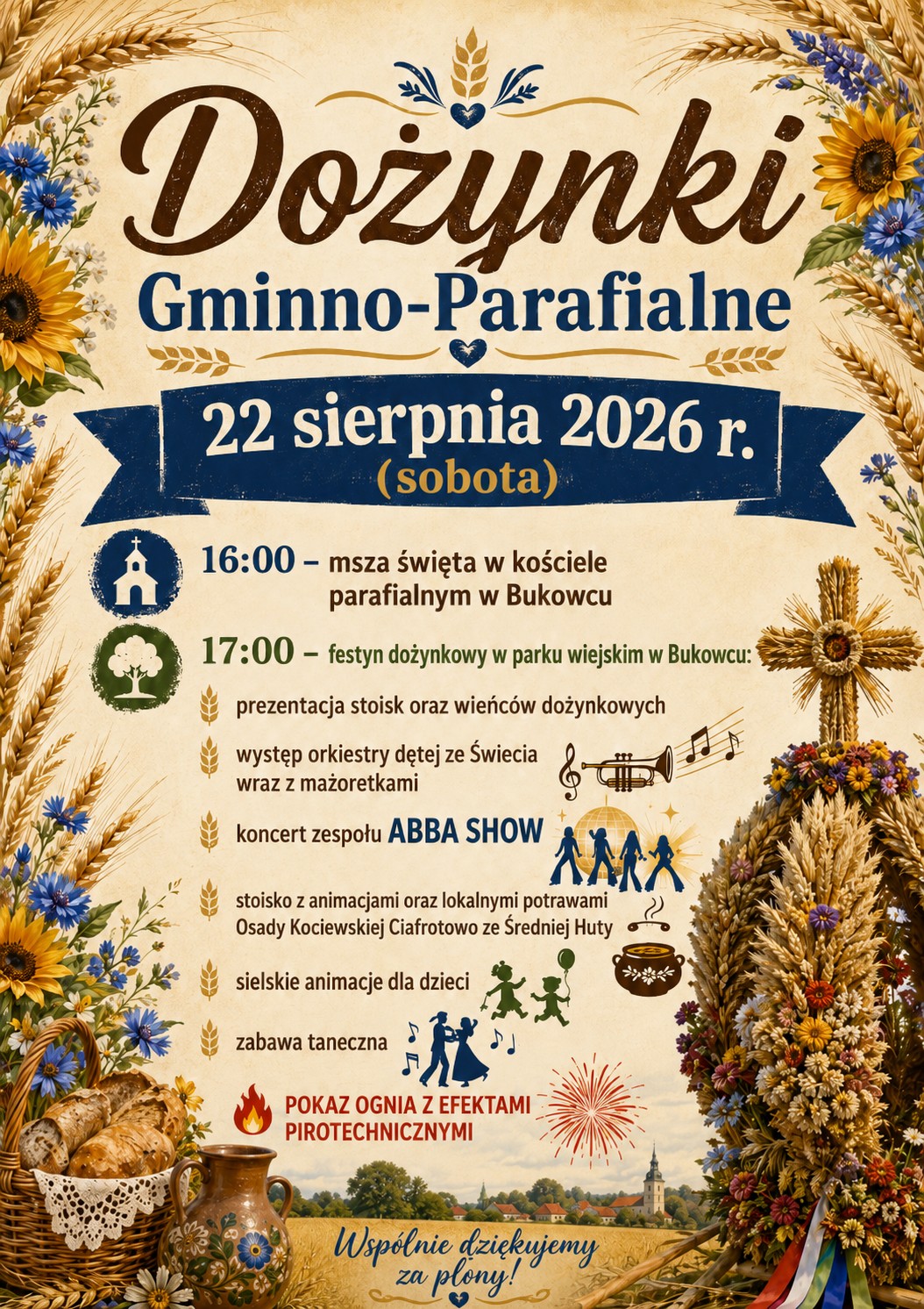 Dożynki - plakat