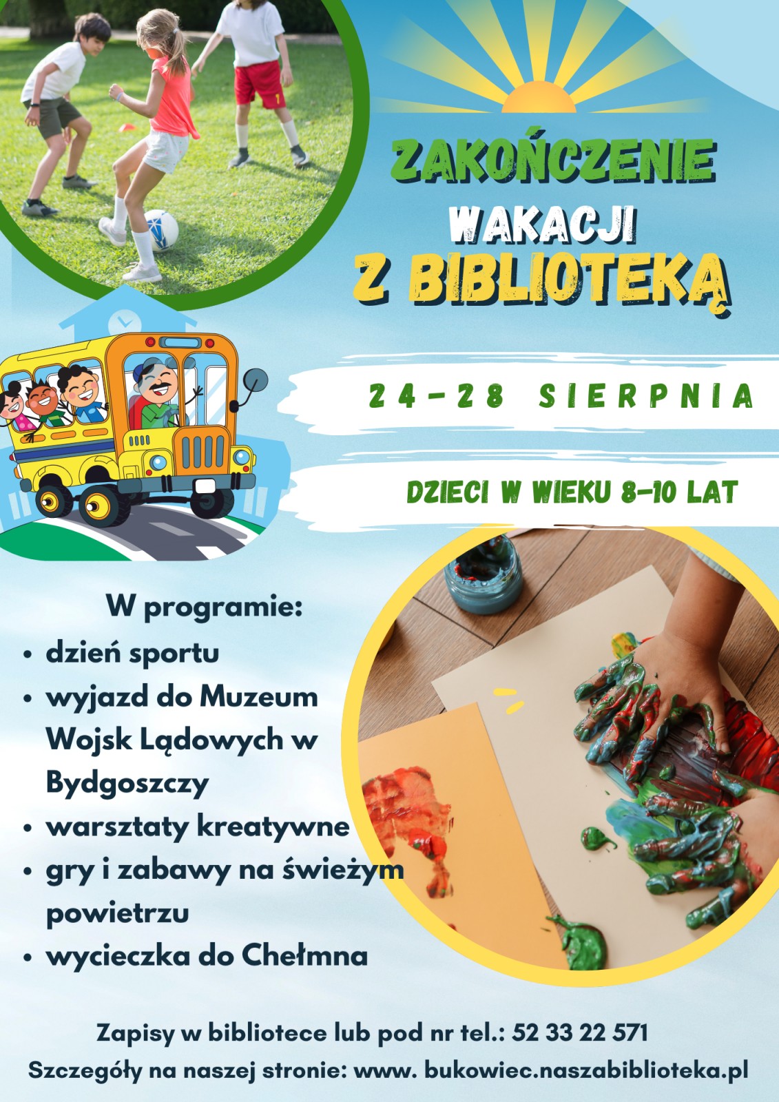 Zakończenie wakacji z biblioteką