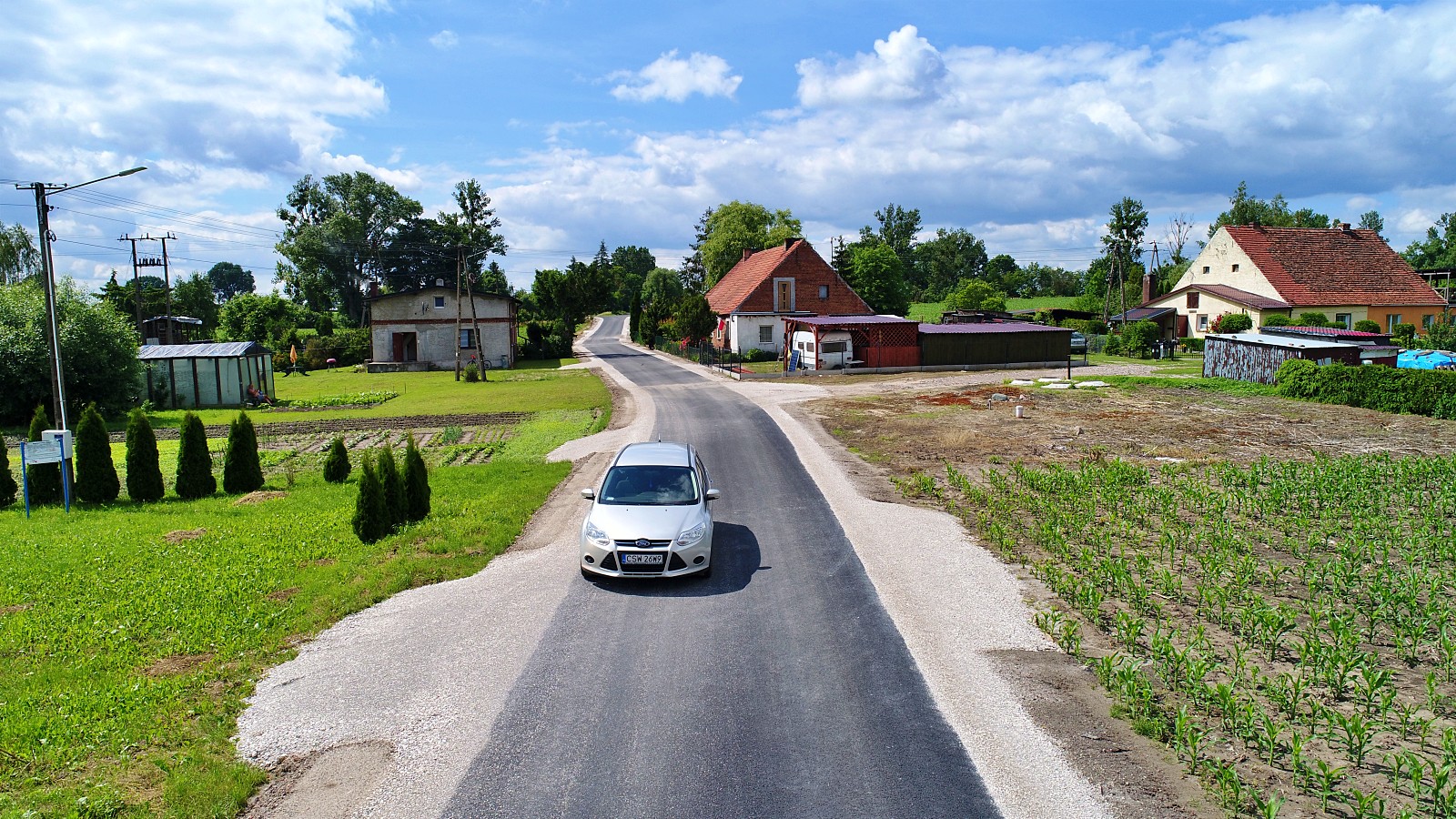 Remont drogi Budyń – Jarzębieniec