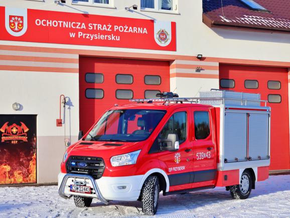 Lekki samochód ratowniczo-gaśniczy dla jednostki OSP Przysiersk