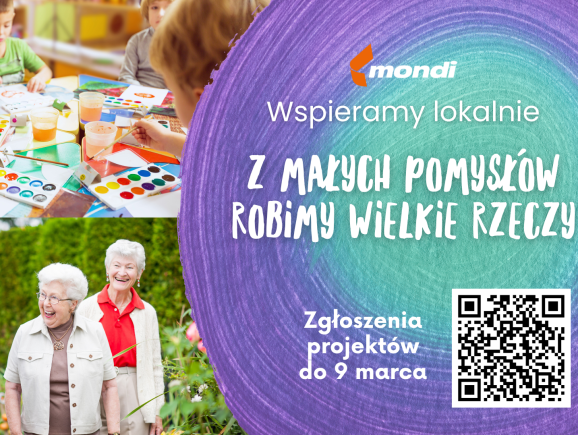 „Wspieramy lokalnie” – kolejna edycja programu grantowego Mondi Świecie sp. z o.o.
