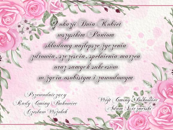 Życzenia z okazji Dnia Kobiet