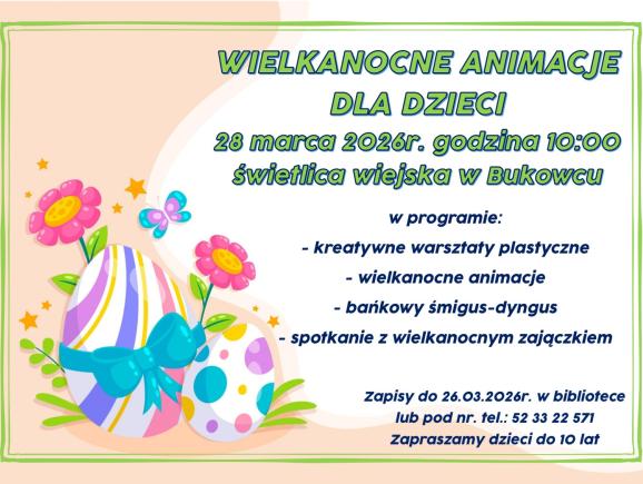 Wielkanocne animacje - plakat