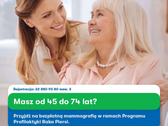 Bezpłatne badania mammograficzne w Bukowcu