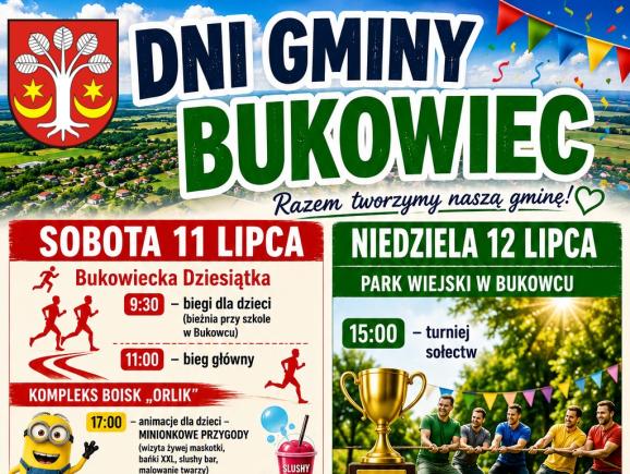 Dni Gminy Bukowiec 2026 - plakat