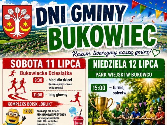 Dni Gminy Bukowiec 2026 - plakat
