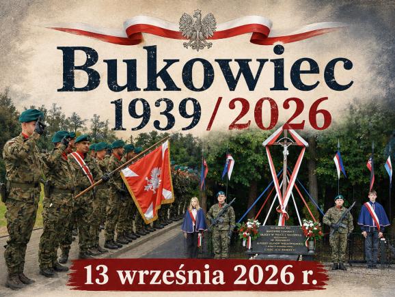 87. rocznica walka 16. Pułku Ułanów Wielkopolskich pod Bukowcem - plakat
