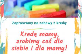 Zabawy z kredą - plakat