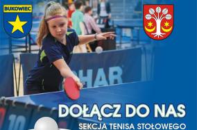 Nabór do sekcji tenisa stołowego - plakat