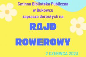 Rajd rowerowy - plakat