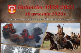 Rocznica bitwy pod Bukowcem - plakat