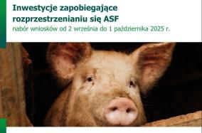 Inwestycje zapobiegające rozprzestrzenianiu się ASF