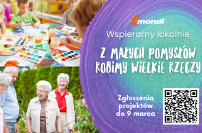 „Wspieramy lokalnie” – kolejna edycja programu grantowego Mondi Świecie sp. z o.o.