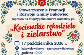 Warsztaty Kociewskie rękodzieło i zielarstwo - plakat