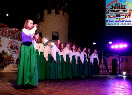 Kantyczka na festiwalu w Bułgarii