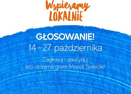 Mondi - Wspieramy lokalnie - głosowanie