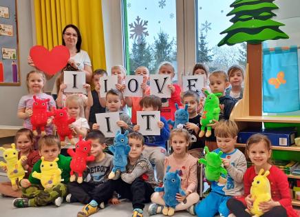 Dwujęzyczne przedszkolaki w Bukowcu.