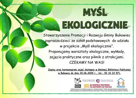 Projekt "Myśl ekologicznie"