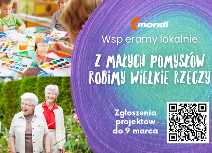 „Wspieramy lokalnie” – kolejna edycja programu grantowego Mondi Świecie sp. z o.o.