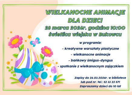 Wielkanocne animacje - plakat