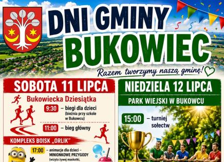 Dni Gminy Bukowiec 2026 - plakat