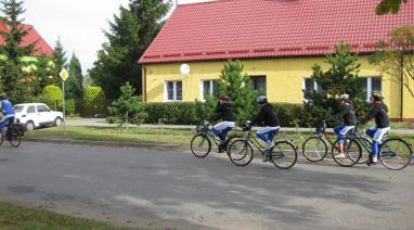 O funduszach europejskich na rowerach 2012