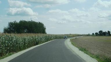 1. etap modernizacji drogi Poledno – Polskie Łąki 2011