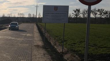 Droga przy szkole w Bukowcu gotowa 2020