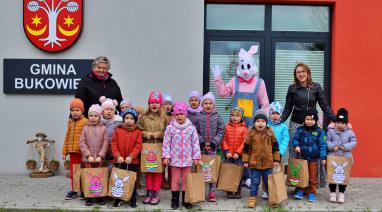 Wielkanocny zajączek w Przedszkolu w Bukowcu