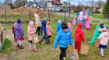 Wielkanocny zajączek w Przedszkolu w Bukowcu